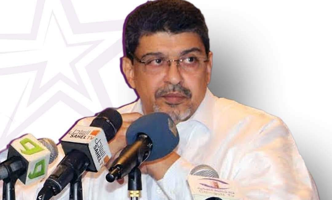 رئيس الحزب الحاكم والناطق الرسمي باسم الحكومة الأستاذ سيدي محمد ولد محم