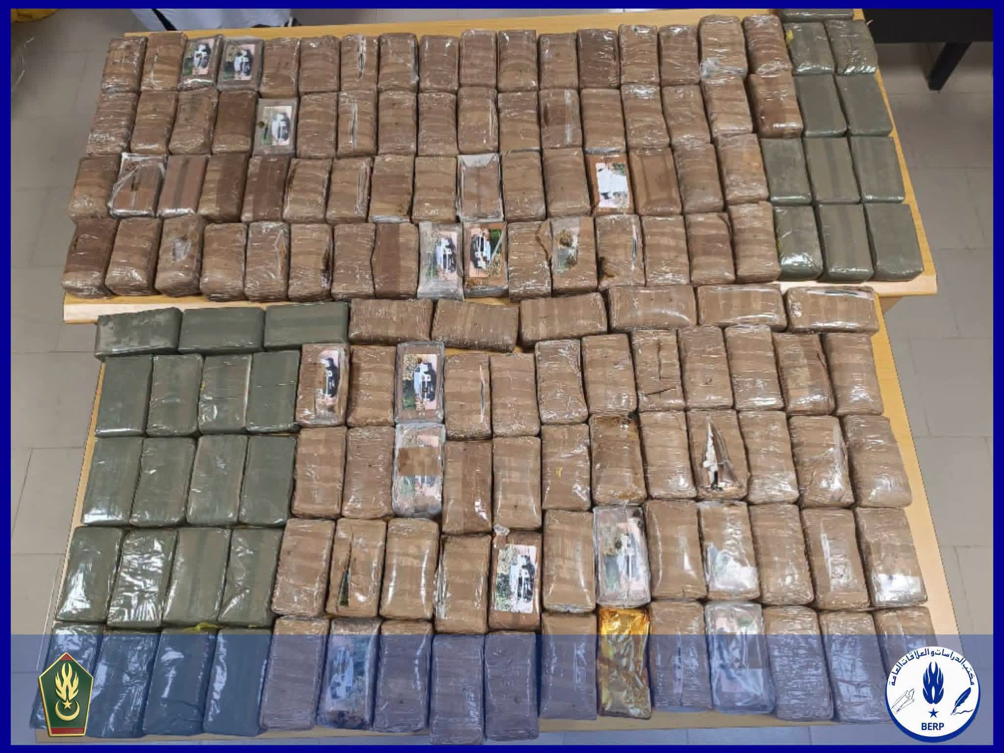 ضبط أكثر من نصف طن من المخدرات والمؤثرات العقلية، وتوقيف ما لا يقل عن 64 شخصاً