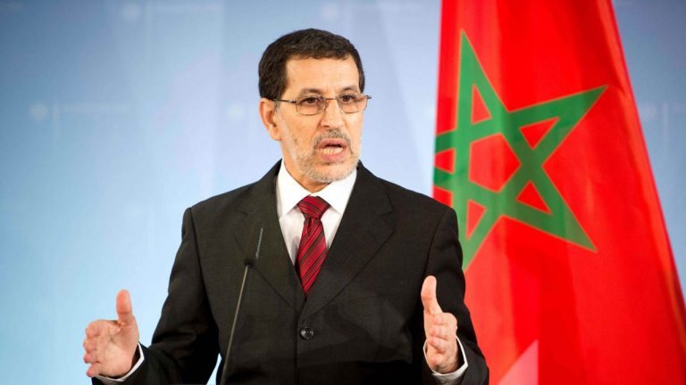 رئيس الحكومة المغربية، سعد الدين العثماني الذي زار موريتانيا أمس خلال مؤتمر "الشركاء"